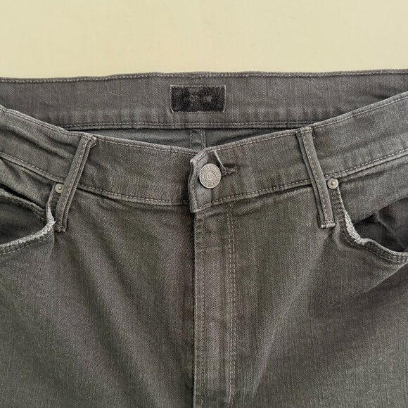 Mother The Mid Rise Dazzler Ankle Not Guilty Black Size 34 - Picture 8 of 13